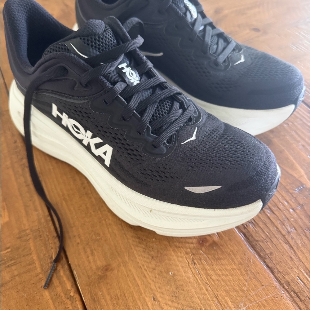 Hoka Women’s Hoka Bondi 9 Black Running Shoes - Lightweight Cushioning